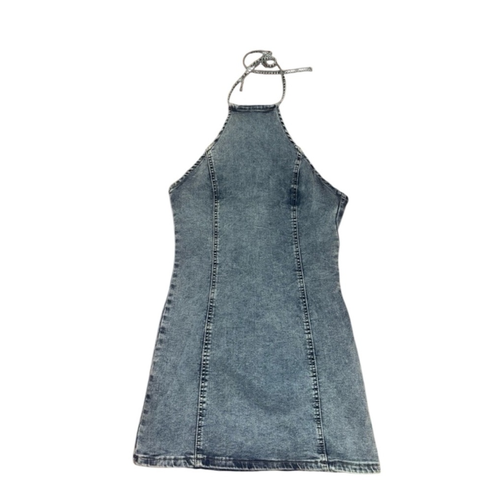 3/$15 Denim Halter Dress